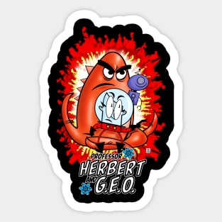 Professor Herbert and Geo: Adventure Team! Sticker